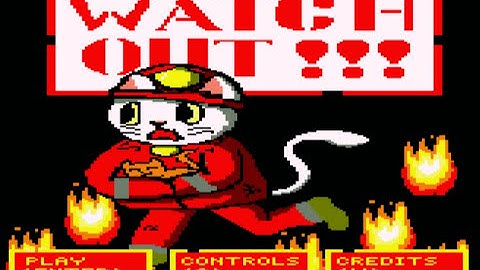 Watch out!!! - Amstrad CPC - Short gameplay