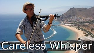 Video thumbnail of ""Careless Whisper" ♫ George Michael - LIVE! violin cover from TENERIFE by Arcadioo Violin violinist"