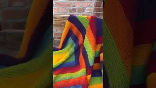 StrickSet inkl. PDF-Strickanleitung NEXT Multicolori Patchwork-Decke