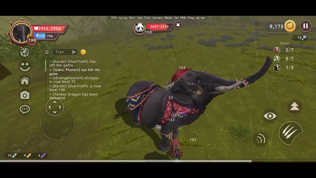 Leveling my elephant to level 200. Let’s go 🐘.￼