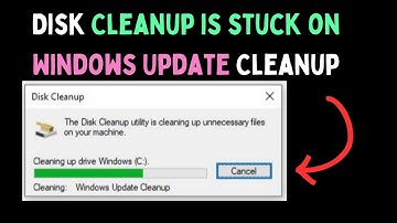 How to Fix Disk Cleanup is Stuck on Windows Update Cleanup on Windows 11
