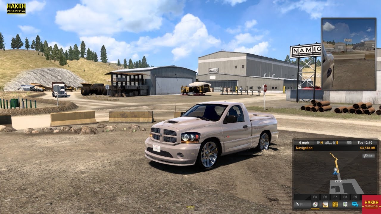 ATS 1.45 Mods |Car Mod| - Lunch Time Go with Dodge Ram SRT 10 2006 V3.2 Mod