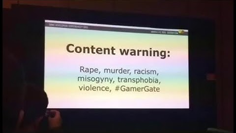 Why Are You So Angry GAMERGATE RESPONSE