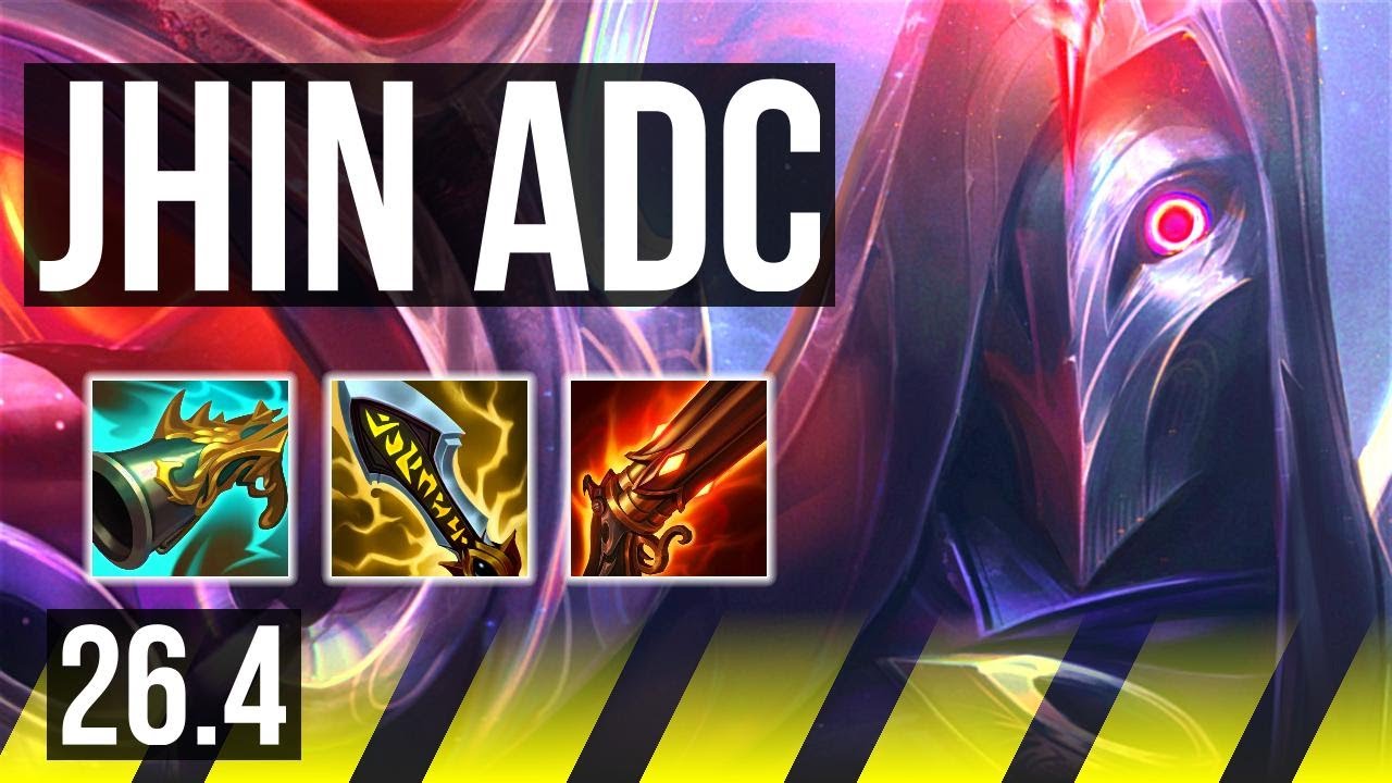 JHIN & Karma vs APHELIOS & Lulu (ADC) | 52K damage | KR Master | 26.4