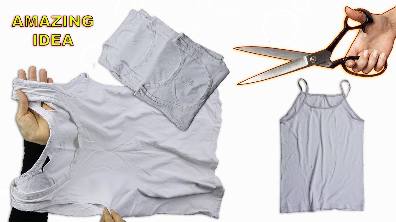 Удивительное преображение старых маек / Очень простая и замечательная идея!