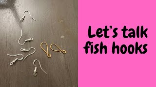 How to make your own fish hooks & ￼ the proper way to wear them in your ear