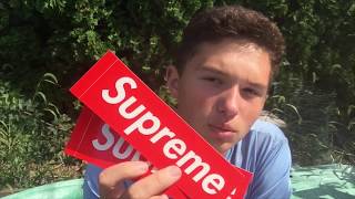 What did I get from Supreme FW17 Week 1?? (Supreme Unboxing!!)