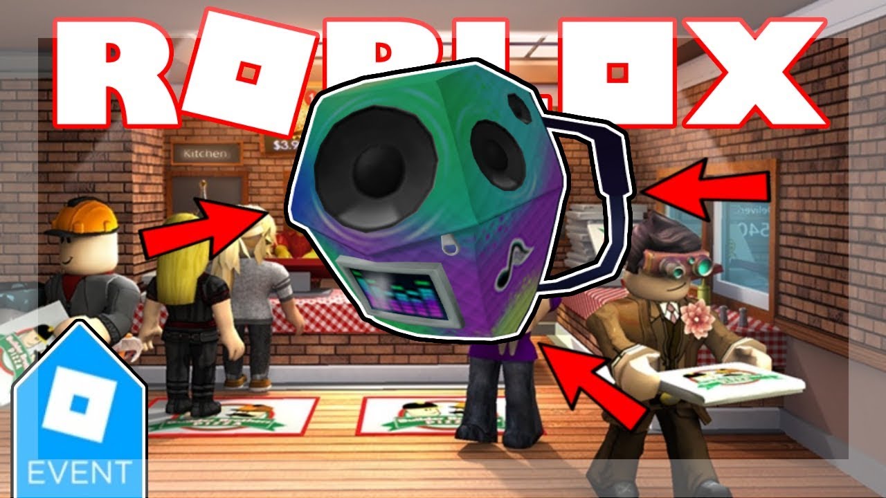 Pizza Party Event 2019 Ended How To Get Boombox Backpack Roblox Youtube - how do i get the boombox backpack roblox