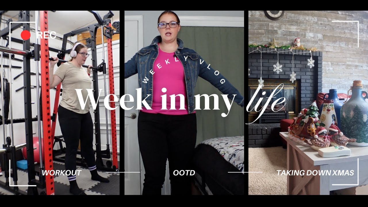 End of 2025 Vlog | finding my style, workouts, taking down Christmas decor...
