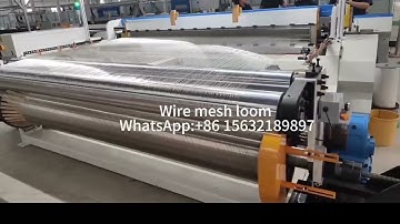 Automatic wire mesh weaving machine servo motor shuttleless