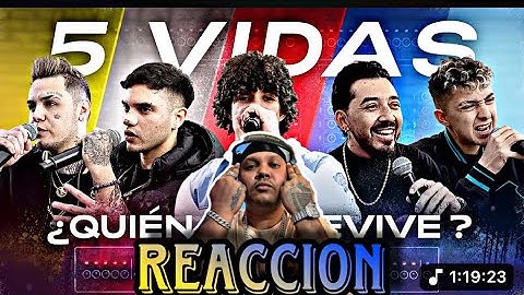5 VIDAS : KAISER VS DANI VS EXODO LIRICAL VS LOKILLO VS METALINGUISTICA ( DAMELUUREACCIONA )REDBULL