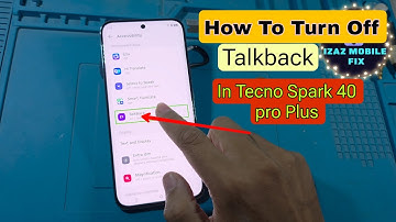 How to Turn Off TalkBack on Tecno Spark 40 Pro Plus | Disable Voice Assistant Guide 2025