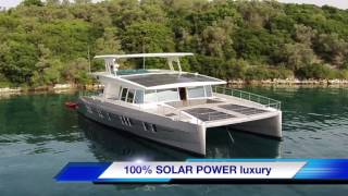Solarwave SOLARYACHT enjoys autumn in Greece, enough sun for solar cruising, household, batteries