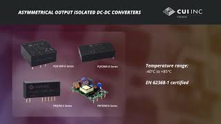 A Closer Look: Asymmetrical Dc-Dc Converters by CUI Inc 19,589 views 3 years ago 1 minute, 6 seconds