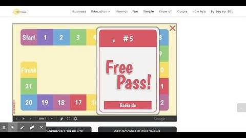 Digital Board Game, an interactive template for Google Slides | SlidesMania