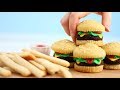 Mini BURGER CAKES & Sugar Cookie FRIES!! YUMMM!