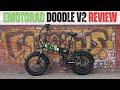 Emotorad doodle v2 foldable electric cycle review  the fat tire suv of ebikes in india 