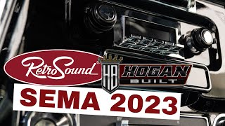 Hogan Built at SEMA 2023 with RetroSound® || Chevy K5 Blazers || Barrett Jackson Booth