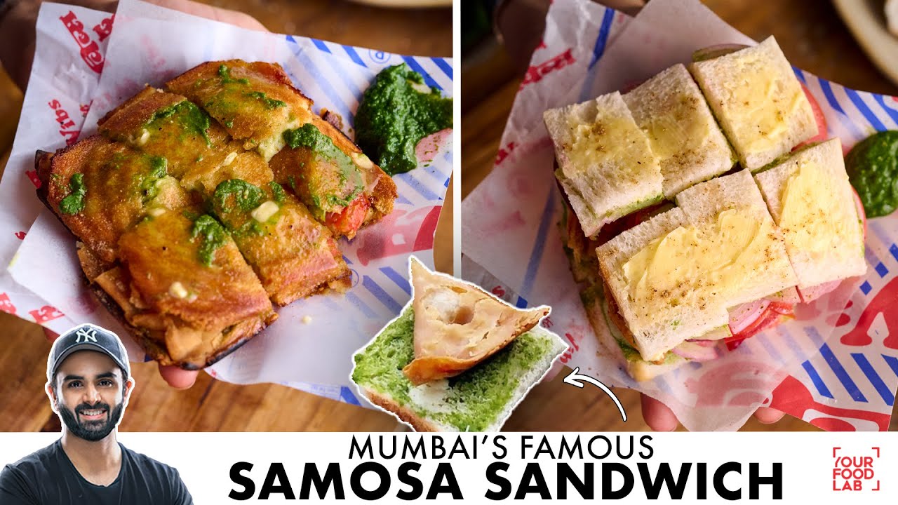 Mumbai Special Samosa Sandwich Recipe | Sandwich Chutney & Masala | समोसा सैंडविच | Sanjyot Keer