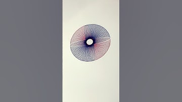 Peaceful Spirograph ASMR Art | Satisfying Art for Stress Relief! #art #shorts #spirograph #asmr