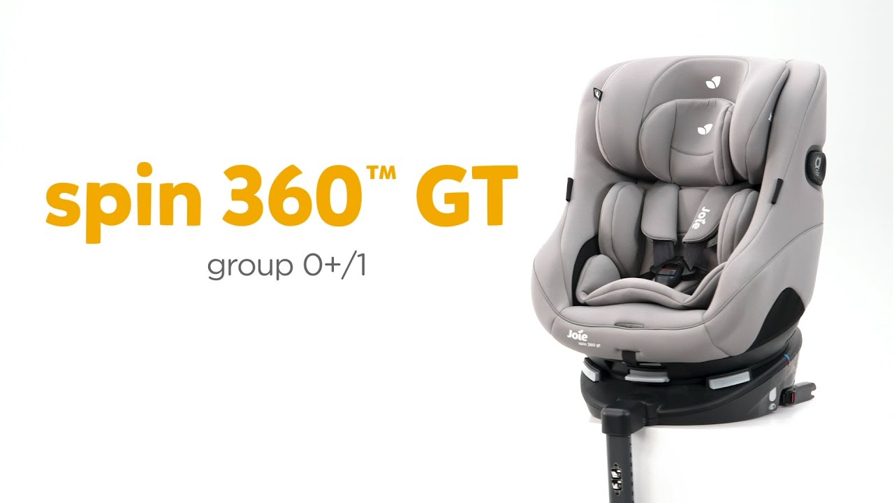 Joie i-Spin 360 i-Size Group 0+/1 Car Seat - Grey, Spin Car Seat