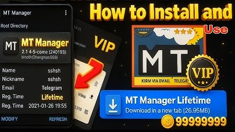 MT Manager VIP Unlocked 2025 | How to Install and Use MT Manager ❤️‍🔥🌱