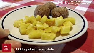 Il fritto: polpettine e patate (riciclare il lesso e le patate lesse) @mimmocorcione