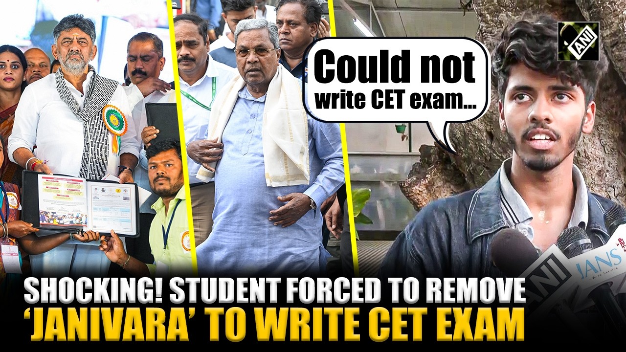 Student forced to remove ‘Janivara’ for writing CeT EXAM, recounts experience & impact on his paper