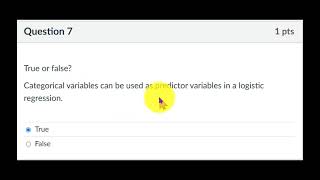 Quiz logistic regression q07