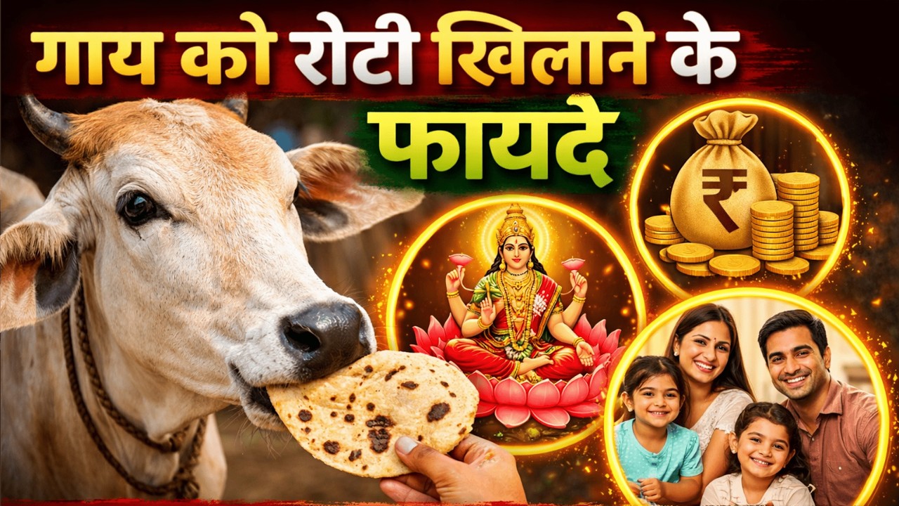 गाय को रोटी खिलाने के चमत्कारिक फायदे | 33 कोटि देवता, ग्रह शांति और धन-सफलता के रहस्य