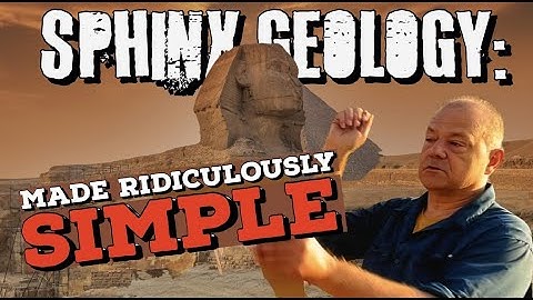 Geology of the Great Sphinx of Egypt Made Ridiculously Simple | Anyextee on location at the Sphinx