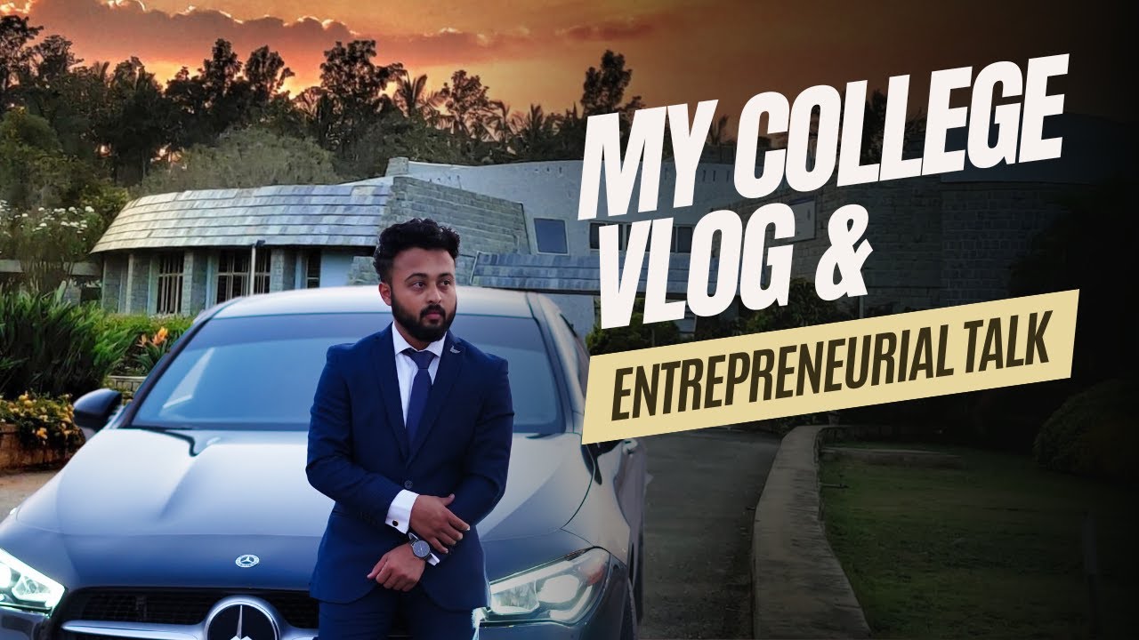 Back to College for an Entrepreneurial Takeover and College Tour | SDMIMD | Bipinbopanna