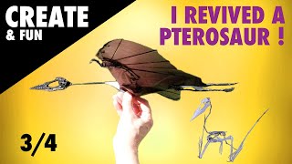 Flying pterosaur - 3D printed - Part 3/4