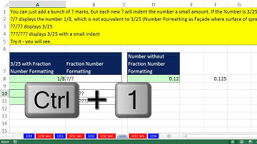 Excel Magic Trick 1213: Fraction Number Formatting & Making Sure the Correct Number Is Displayed