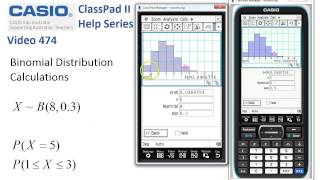 Famous ClassPad Help 474 - Binomial Distribution Calculations Wealth