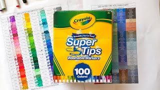 Crayola 100ct Super Tips Washable Markers