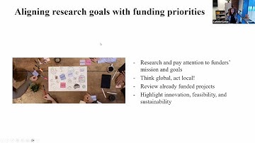 Intro to Writing Large-scale Grant Proposals