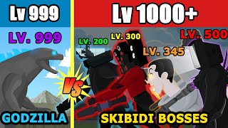 Godzilla vs ALL Skibidi Titan Bosses Battle | Kaiju Animation