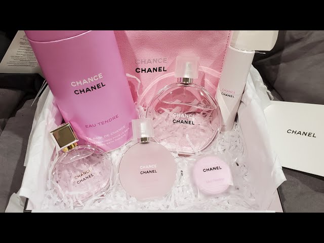 CHANEL Chance Eau Tendre Scented Bath Tablets / Eau de Parfum and Hair Mist  Set / Eau de Toilette 