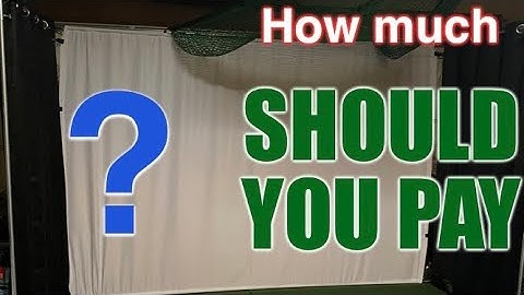 How much does a golf simulator set up cost? How inexpensive can you make it?