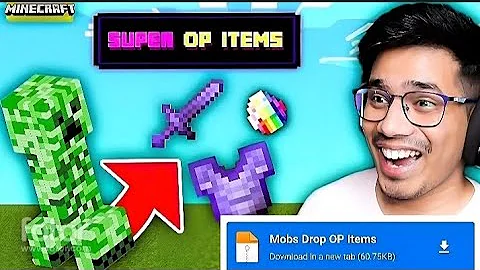 How to download minecraft but mob drop op item