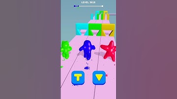 Blob Shifter 3D Level-3618 best cool game ever #shorts #funny #games