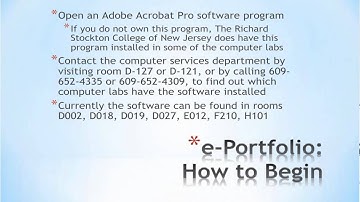 RSC ePortfolio KASA Tutorial part 1