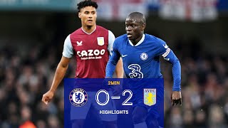 Chelsea v Aston Villa (0-2) | Highlights | Premier League image