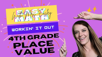 PLACE VALUE [4.2A] Workin