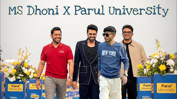 MS DHONI at Parul University! Mission Possible Event with Maniesh Paul & Kiku Sharda