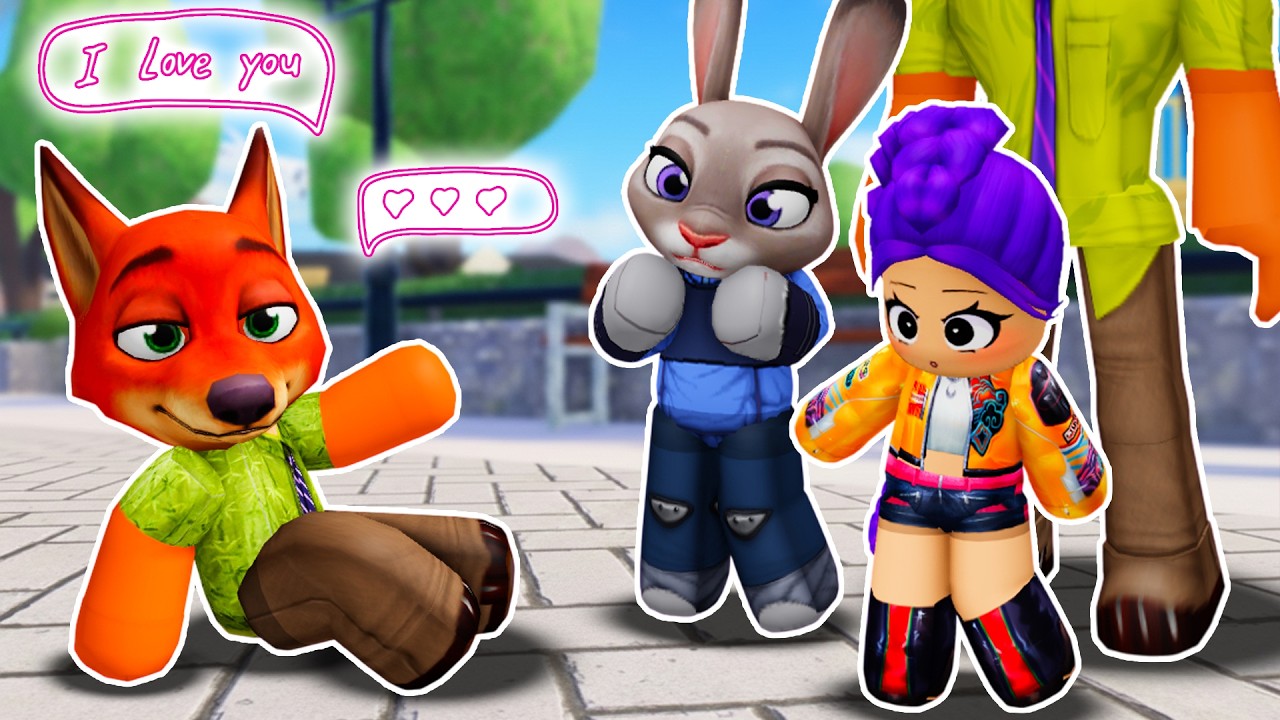 Baby Nick Wilde finds the best MOMMY in Roblox! | ZOOTOPIA 2