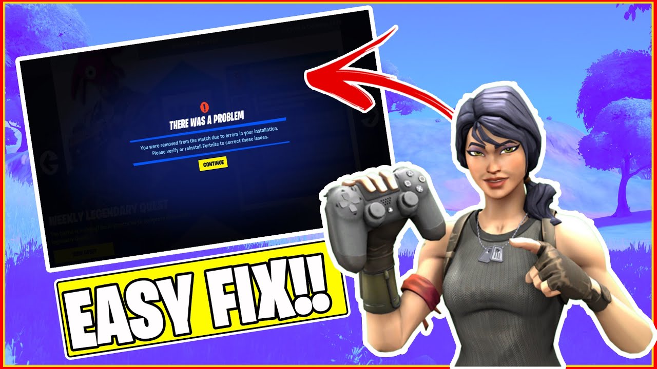 Fix A Problem Occurred error in Fortnite on PC