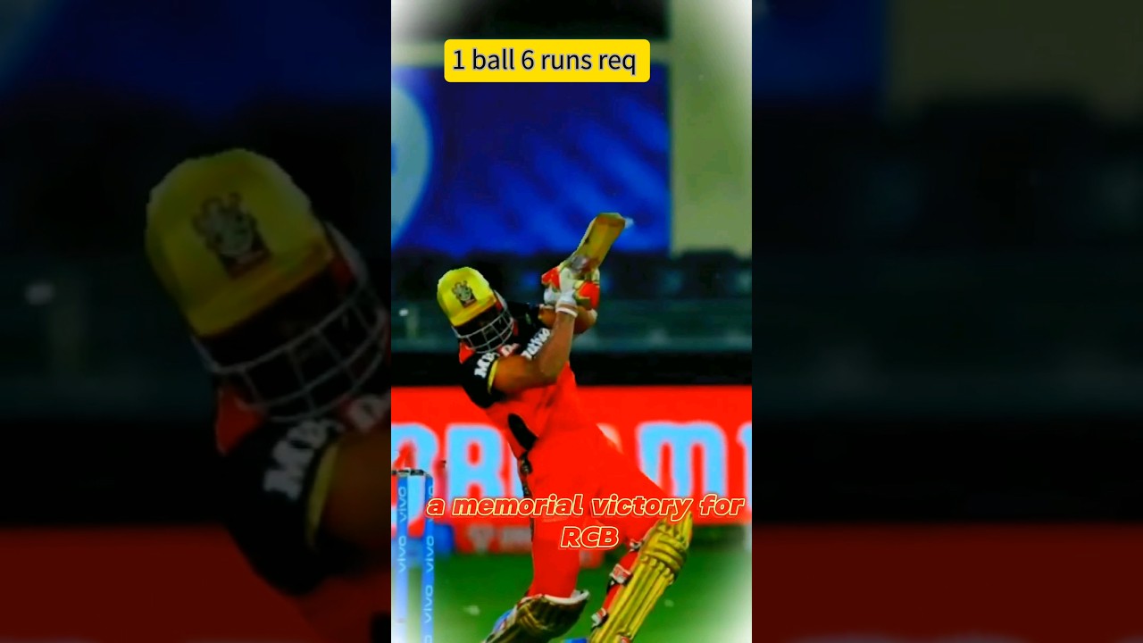 Memorable win for RCB❤️‍🩹🖤 1 ball 6 runs required 😱🫡 