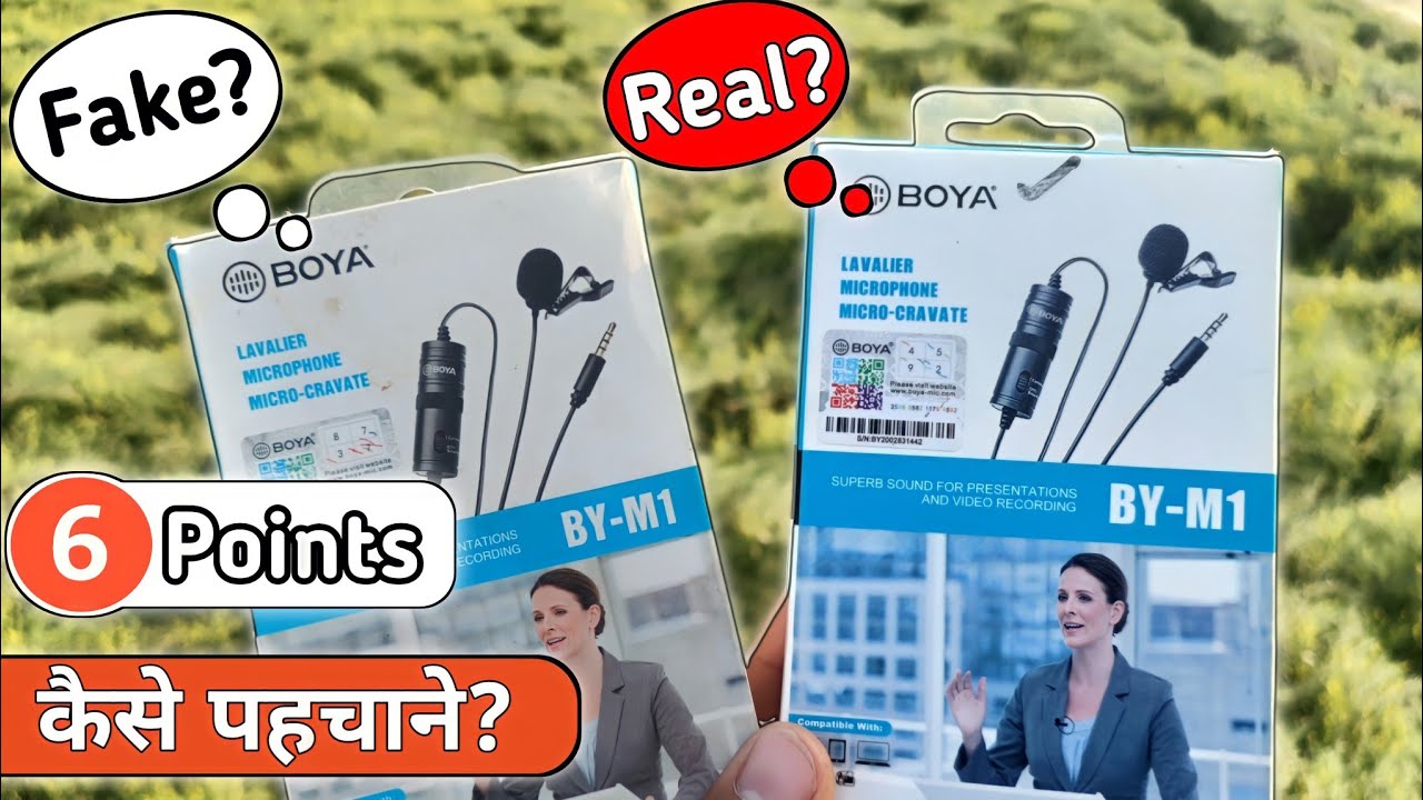 6 Points To Check Boya Mic Original Or Fake How To Check Boya Mic
